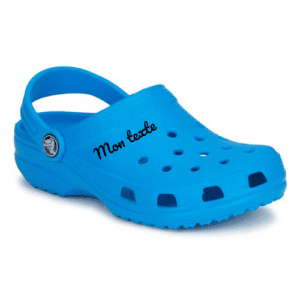 Crocs blue enfant cadeau