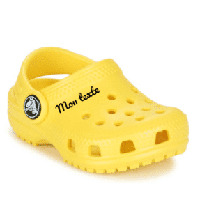 Crocs jaune enfant cadeau