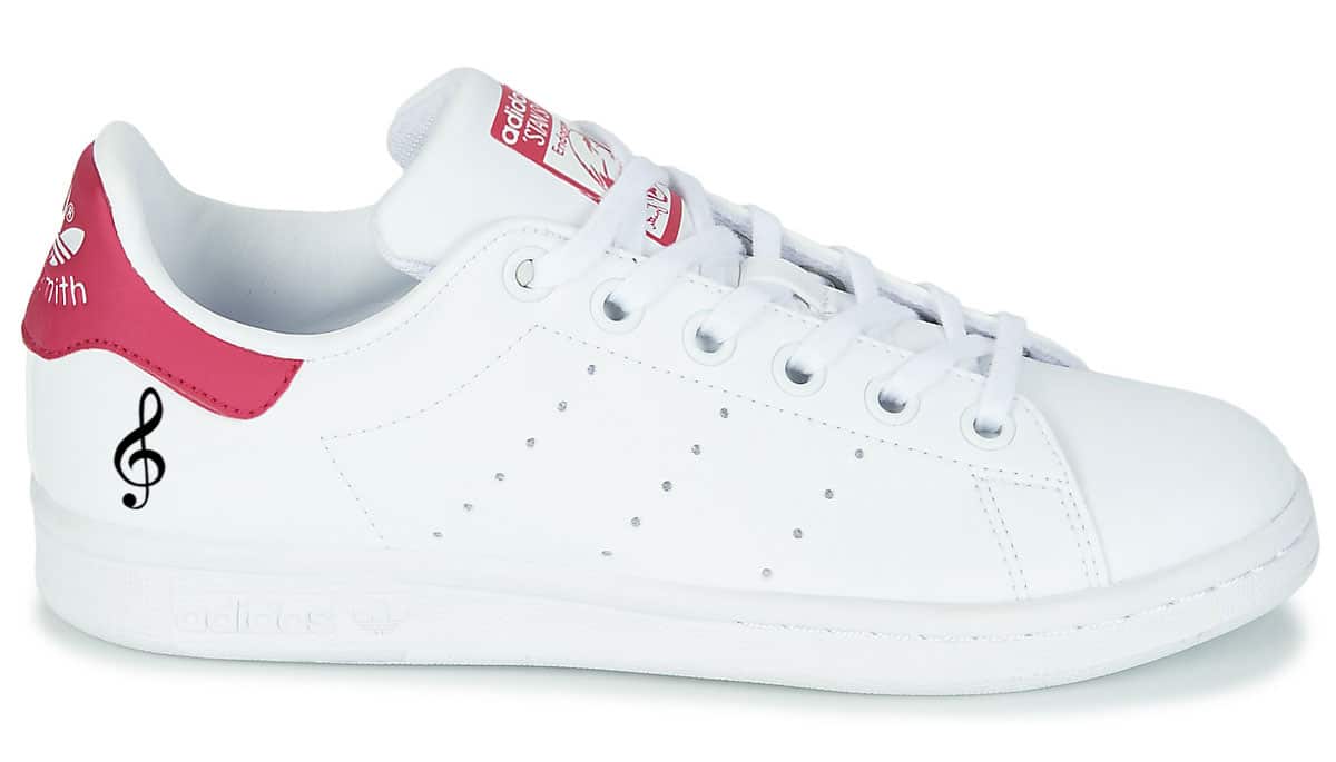 adidas stan smith 2 enfant rose